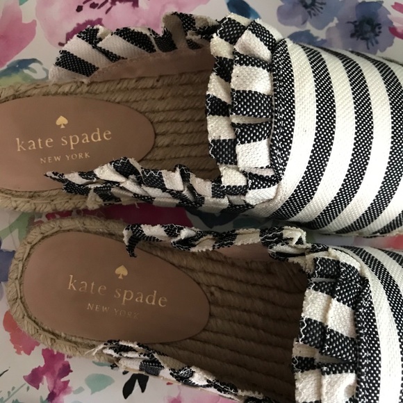Kate Spade Laila espadrille stripe mule - Picture 3 of 11